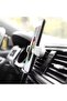 Universal Gravity Air Vent Car Mount - Car phone holder Best phone holder for Car-White - 3