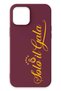 iPhone 12 Pro Max Compatible Solo Il Gala Burgundy Silicone Licensed Phone Case
