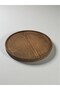 Tray - Wooden Tray - Round Tray - Walnut Color Presentation Tray - Presentation Tray - 3