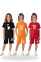 Girl's 3-Piece T-Shirt + 3-Piece Shorts Set - 6 Pieces