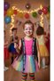 Girl Child 2-5 Years Old Mesh Vest with Tassels and Lettering Stripes 36014