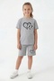 Girl's 3-Piece T-Shirt + 3-Piece Shorts Set - 6 Pieces - 3