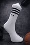 12 Pairs of Unisex Tennis Socks, Cotton, Anti-Sweat - Mixed Colors - 2