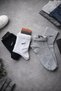 12 Pairs of Unisex College Socks, Cotton, Anti-Sweat - Mixed Colors