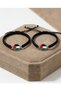 Steel Bracelet Palestine Symbol Colorful Round Flag 2 Pieces