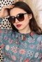 Nia Women's Brown Ultra Light Oval Uv400 Sunglasses - 3