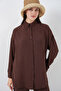 Women's Shirt and Pants Two-Piece Set 30063 - Brown - 4
