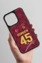 iPhone 14 Pro Compatible Victor Osimhen 3Rd Forma Signed Glass Licensed Phone Case - 3