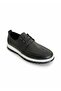 V26Ya-6780 Black Leather Casual Men's Comfort Shoes - 2
