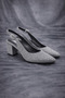 Women's Sparkly Slingback Mid-Heel Shoes |   Stylish and Comfortable Evening Dress Model