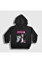 Unisex Kids Black Cat Claw Megan Katseye Hooded Sweatshirt 596511Tt