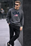 Men's Usa Printed Comfort Smoked Sweatshirt - 3