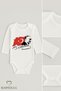 Ataturk Themed 3-Piece Baby Body Set |   100% Cotton |   Long Sleeve Snap Fastener Bodysuit - 6