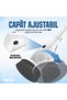 Perie electrică multifuncțională, 8 capete, albă - 5
