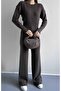 Snap Fastener Slim Cut Ella Knitwear Set - 6