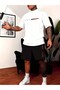 Men's T-Shirt Shorts - T-Shirt with Shorts Bottom Top Set King Printed Crew Neck - 2