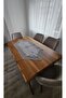 5 Piece Luxury Living Room Sets with Agar Guipure on Linen - 5