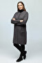 Women's Front Buttoned, Pocketed, Side-Slit-Free, Merserized Cardigan