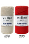 Slim Supra Macrame Rope Waxed Pase Rope 200Gr 200Mt 5-Pack Bag Rope - 5