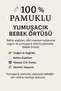 Multi-Purpose Muslin Blanket / 100% Cotton / Oeko-Tex Certified / 80X80 cm - 3