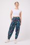 Women's Street Style Printed Crinkled Sports Harem Pants - 6