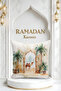 غطاء وسادة مطبوع رقميًا على الوجهين بنمط رمضان - رمضان - 4
