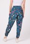 Women's Street Style Printed Crinkled Sports Harem Pants - 4