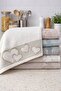 Hearted 30*50 cm 6-Piece Kitchen Towels - Hand and Face Towels - Drying Cloth 100% Cotton - 3