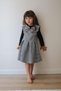Girl's 2-Piece Set Plaid Gilet Dress and Long Sleeve Body-7179-Jlb-024 - 2