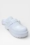 Women's Comfort Thick Sole Medical Nurse Doctor Clog Slipper WHITE - 3