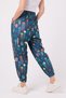 Women's Street Style Printed Crinkled Sports Harem Pants - 5