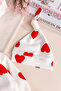 Heart Patterned 3-Piece Baby Girl Hospital Release Set with Gloves - 5