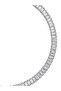 3mm |   Choker Baguette Cut Waterway Necklace - 3