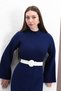 Special Design Leather Weave Buckle Women's Trouser Belt, Dress Belt, Coat Belt 3cm - 3
