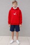 Sweatshirt (Oversize) Boys' 100% Cotton – Sert Şut Printed
