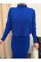Women's Modern and Stylish Knitwear Dress Set - 3