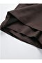 Women's Solid Color Zippered Belted Skirt Shorts - 4