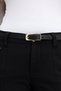 Gold Plated Long Buckle Women's Trouser Belt, Dress Belt, Coat Belt - 2