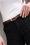Gold Plated Long Buckle Women's Trouser Belt, Dress Belt, Coat Belt - 5