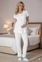 Women's Lace Special Design Maternity Pajama Set - 4