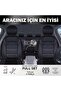 Fiat Egea Hb Compatible Leather Detailed Auto Seat Cover Front/Rear Set Save Model Black