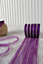 Purple Organza Tulle Ribbon 1 cm 22 Meters - Bundle, Wedding, Engagement, Dowry, Gift, Decoration, Party - 3