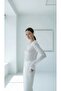 Women's Crew Neck Front Lace-Up Spanish Long Sleeve Sporty Stylish Openwork Design Short Jacket - 6