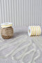 Cream Organza Tulle Ribbon 1 cm 22 Mt - Package, Wedding, Engagement, Dowry, Gift, Decoration, Party - 2