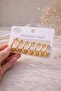 6-Piece Ring Set Anti-Tarnish Steel Earrings for Women - 3