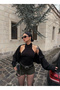 Black Bolero Knitwear Double Set - 4