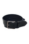 Men’s Classic Leather Belt with Metal Buckle
