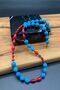 Coral & Turquoise Stone Design Necklace – Stylish Women's Necklace with Hematite Detail and 45+5 cm Extension - 4