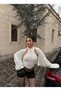 White Bolero Knitwear Double Set - 4