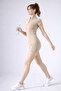 Sea and Pool Short Sports Jumpsuit/ Front Zipper Closure with Cup Pad Placement Available